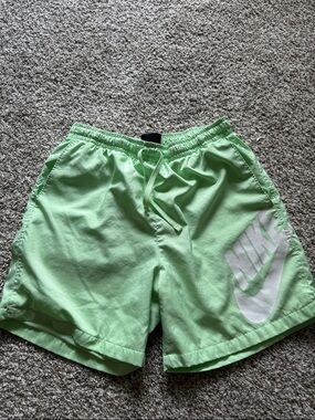 Nike Mint Green Logo Athletic Shorts